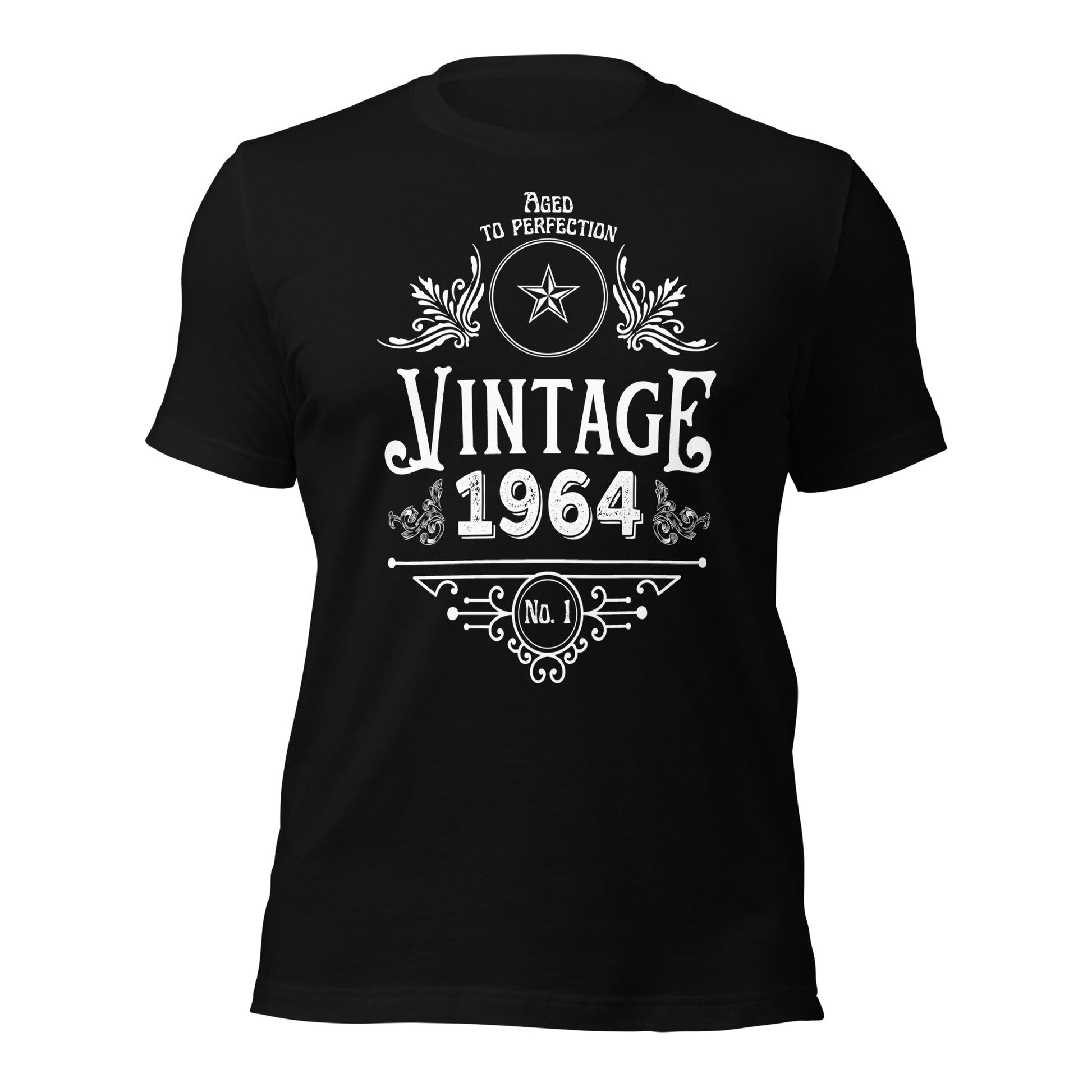 1964 Vintage 61st Birthday T-shirt | Aged to Perfection | Premium Gift Tee - Jessie's Art Shop