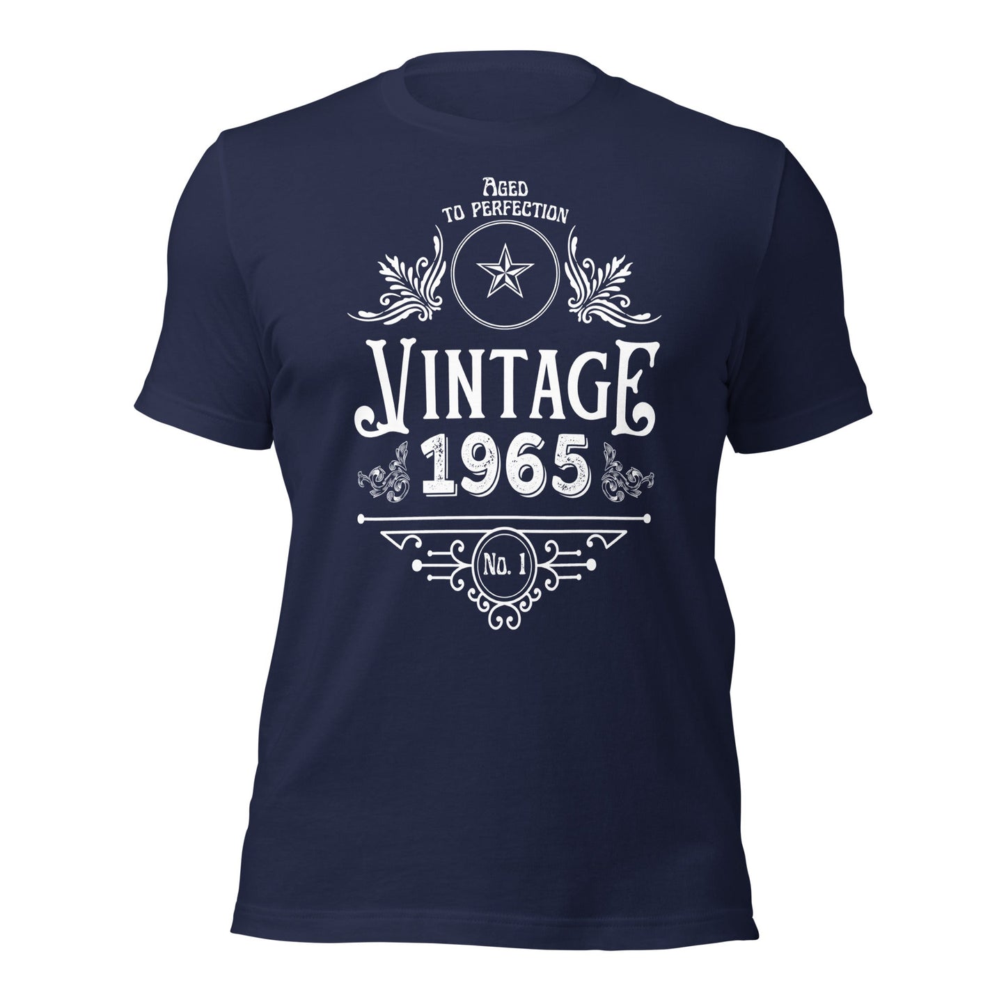 1965 Vintage 60th Birthday T-shirt | Aged to Perfection | Premium Gift Tee - Jessie's Art Shop