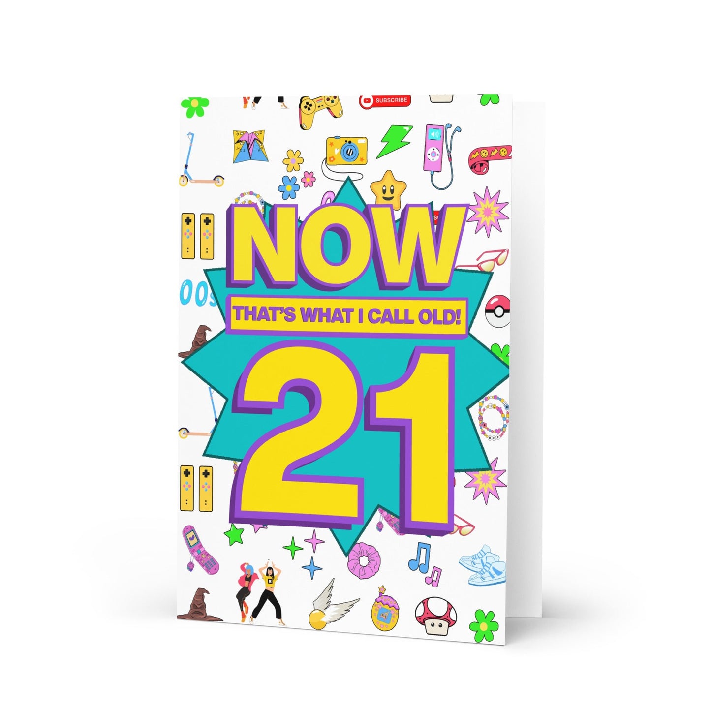 21st Birthday Card | Now That's What I Call Old! | Premium A5 - Jessie's Art Shop