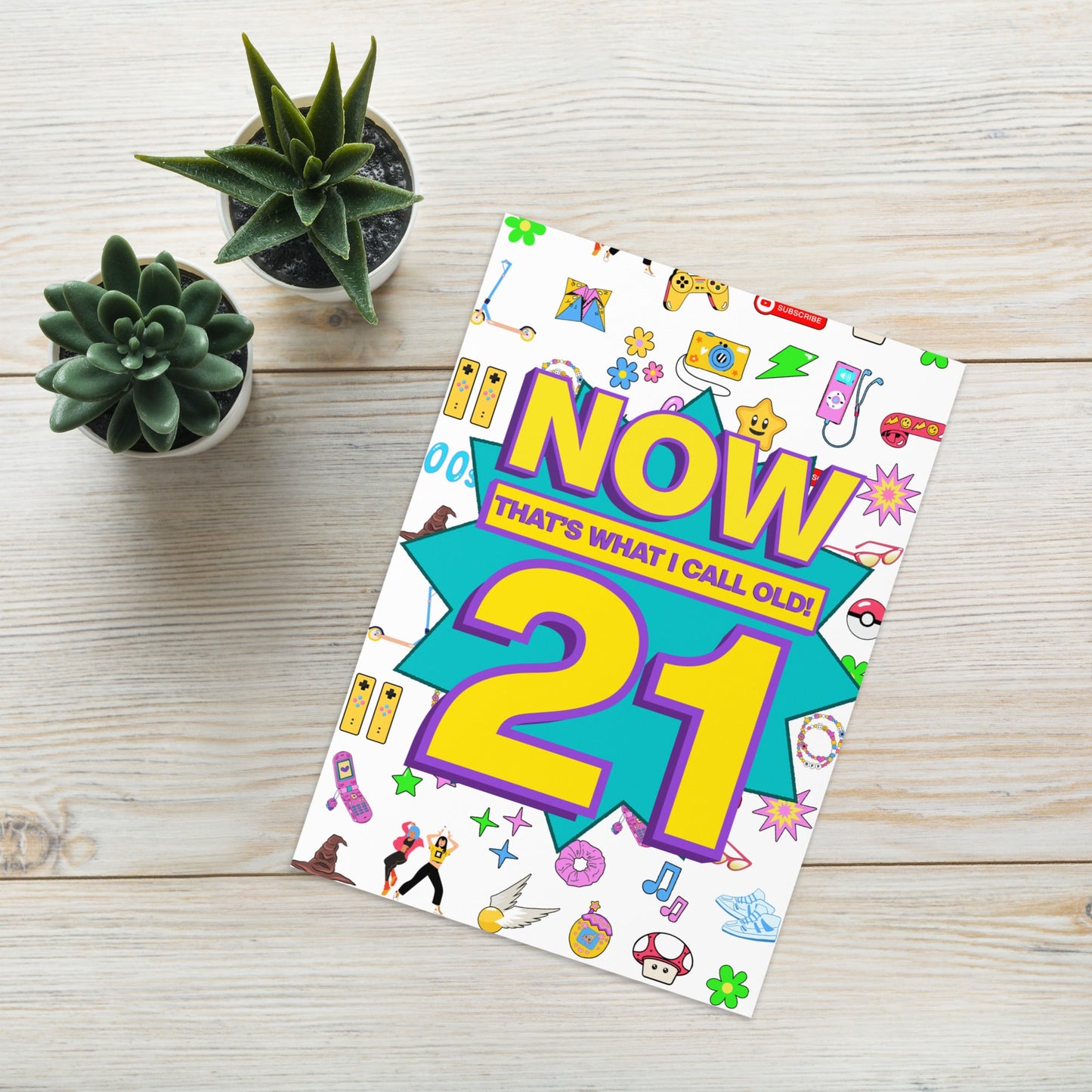 21st Birthday Card | Now That's What I Call Old! | Premium A5 - Jessie's Art Shop