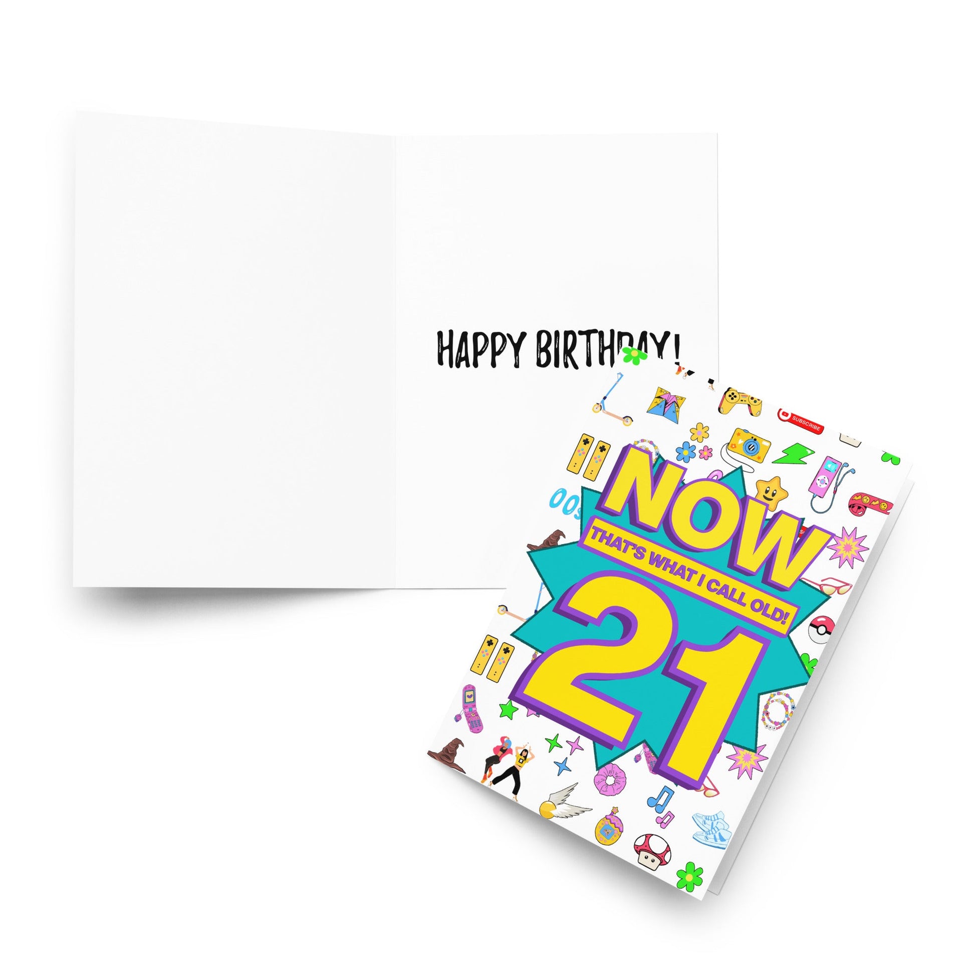 21st Birthday Card | Now That's What I Call Old! | Premium A5 - Jessie's Art Shop