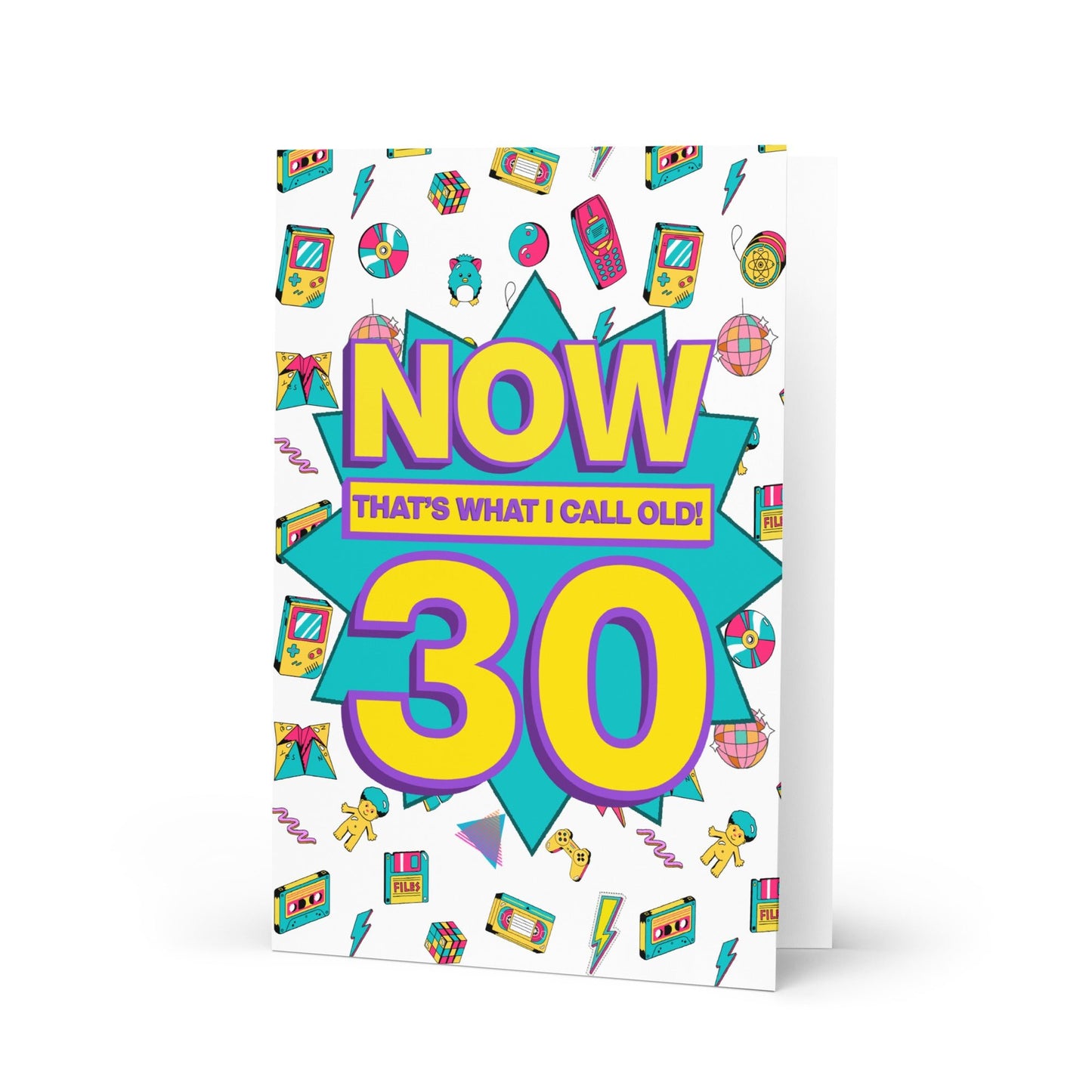 30th Birthday Card | Now That's What I Call Old! | Premium A5 - Jessie's Art Shop