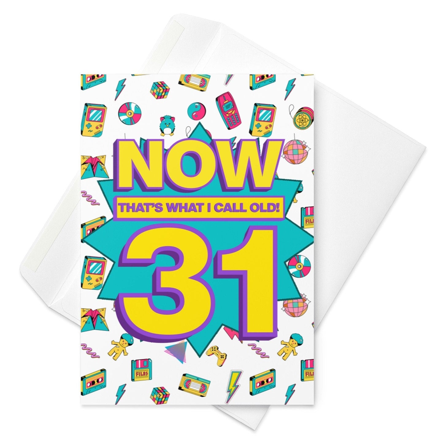 31st Birthday Card | Now That's What I Call Old! | Premium A5 - Jessie's Art Shop