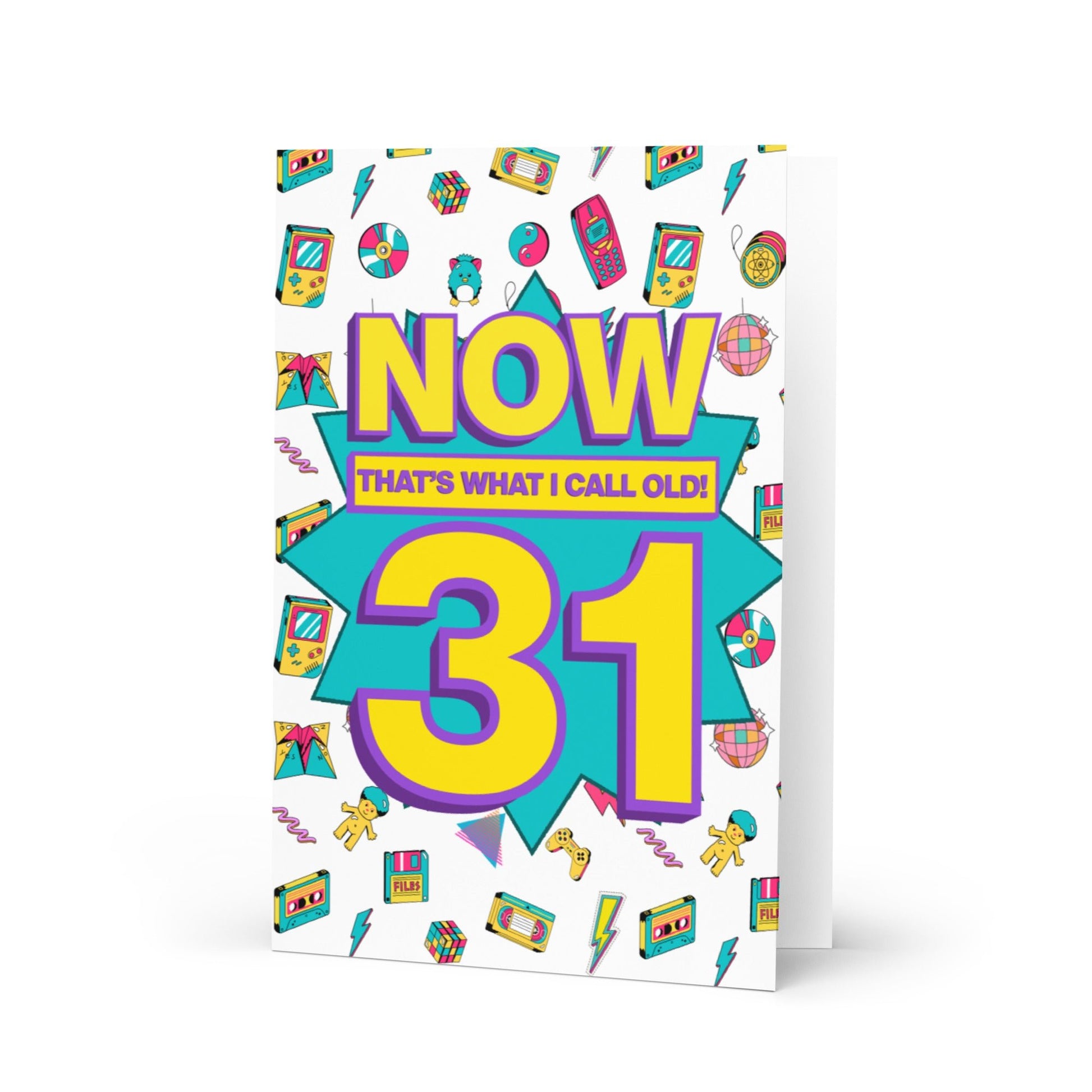 31st Birthday Card | Now That's What I Call Old! | Premium A5 - Jessie's Art Shop