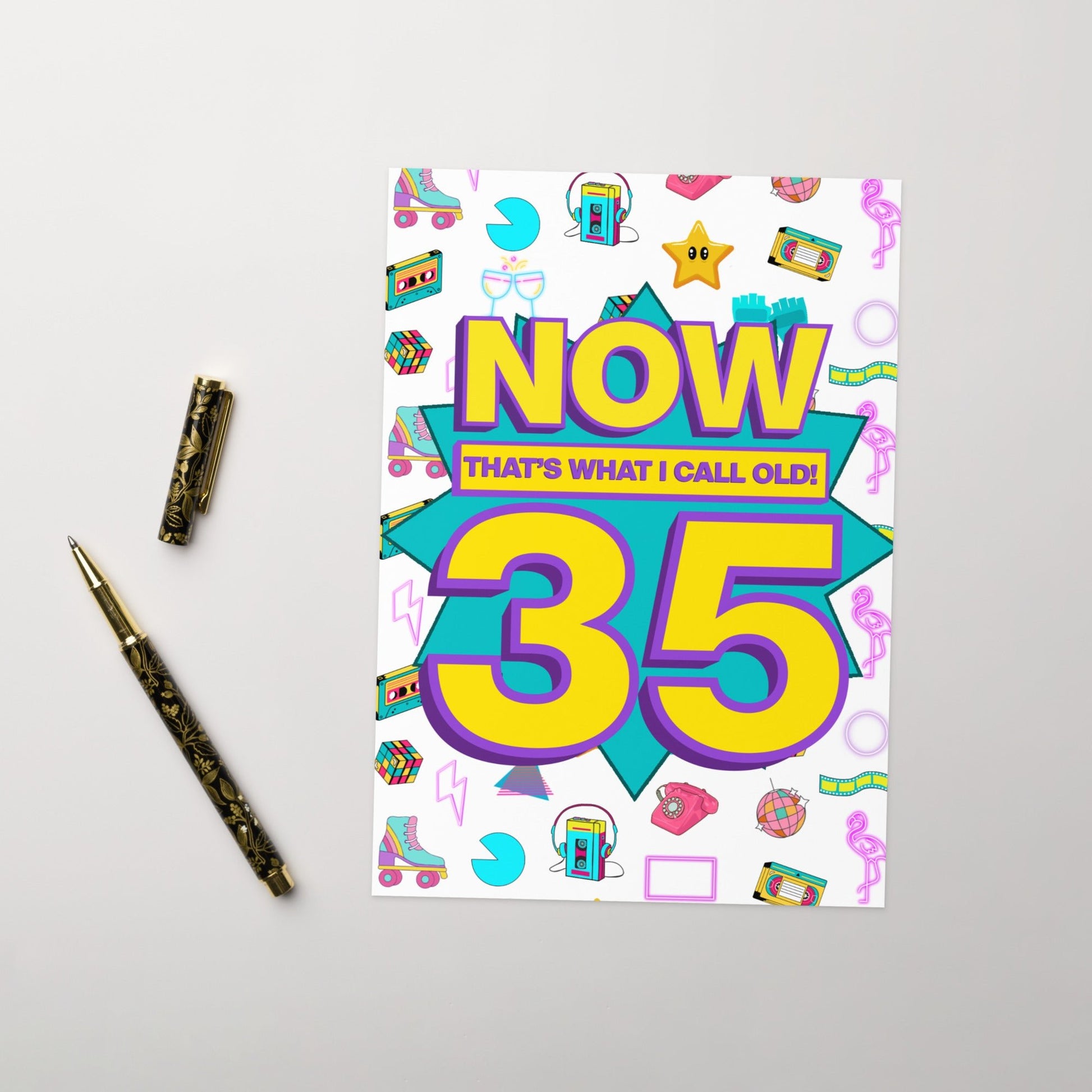 35th Birthday Card | Now That's What I Call Old! | Premium A5 - Jessie's Art Shop