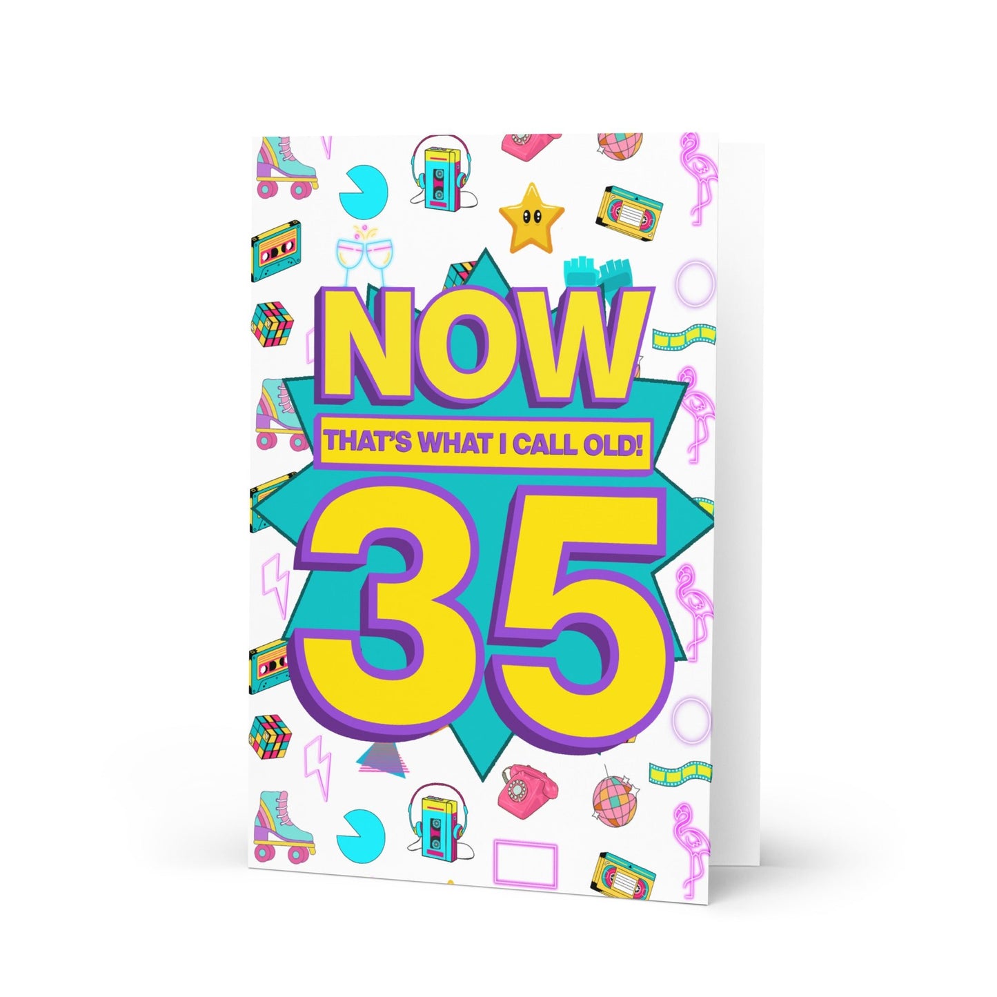 35th Birthday Card | Now That's What I Call Old! | Premium A5 - Jessie's Art Shop