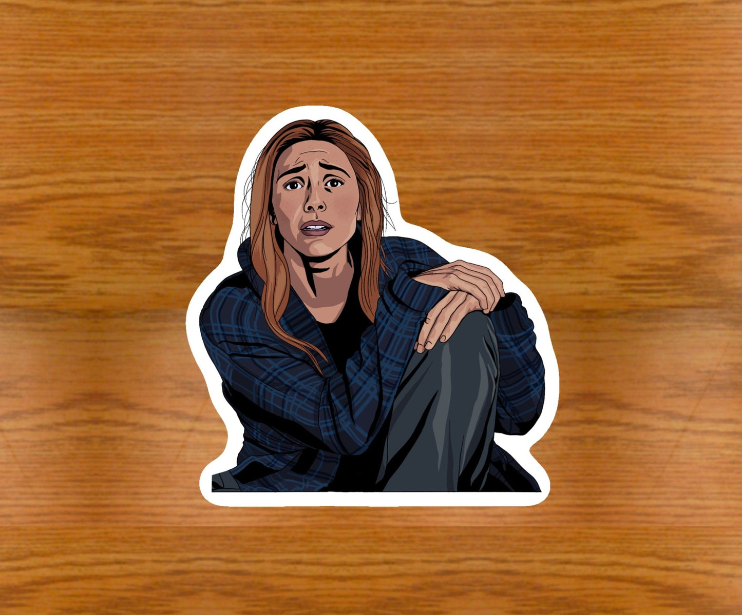 80's Wanda Maximoff Sticker | WandaVision | Eco-Friendly Vinyl - Jessie's Art Shop