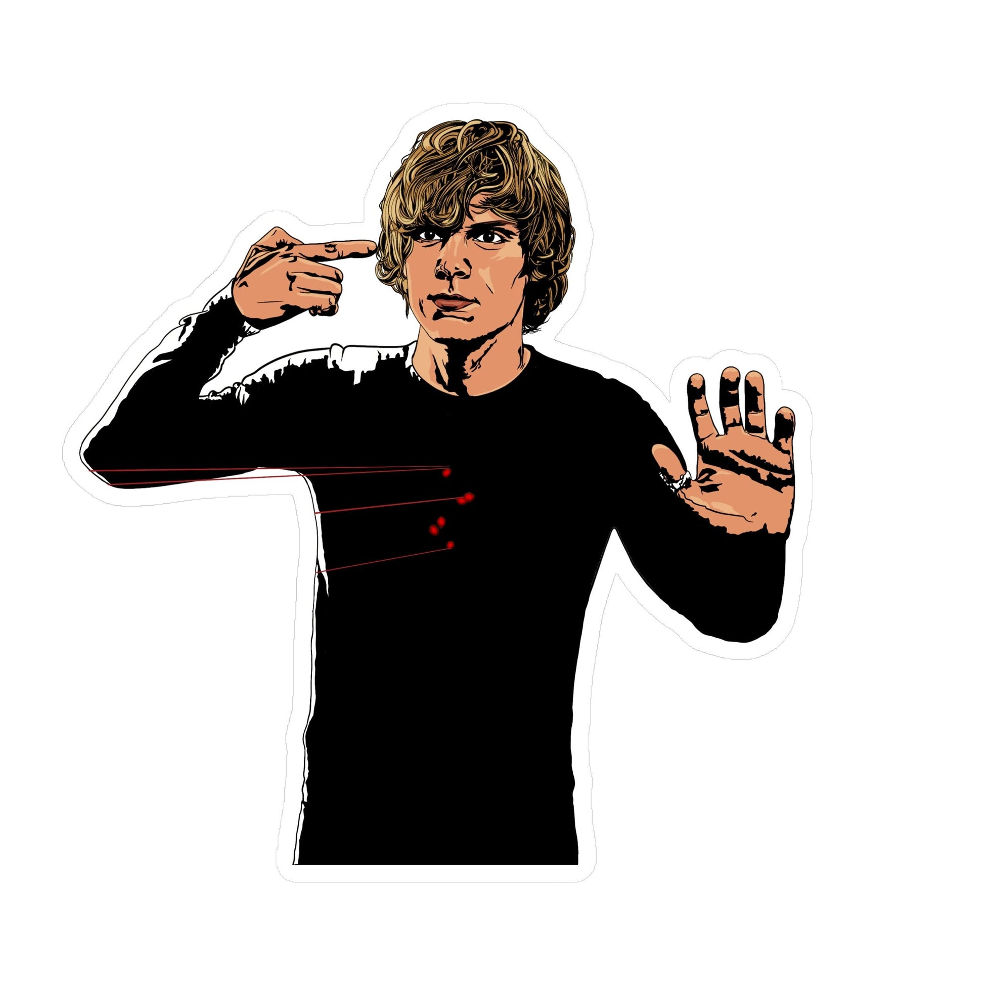 Tate Langdon AHS Murder House Waterproof Sticker - Jessie's Art Shop