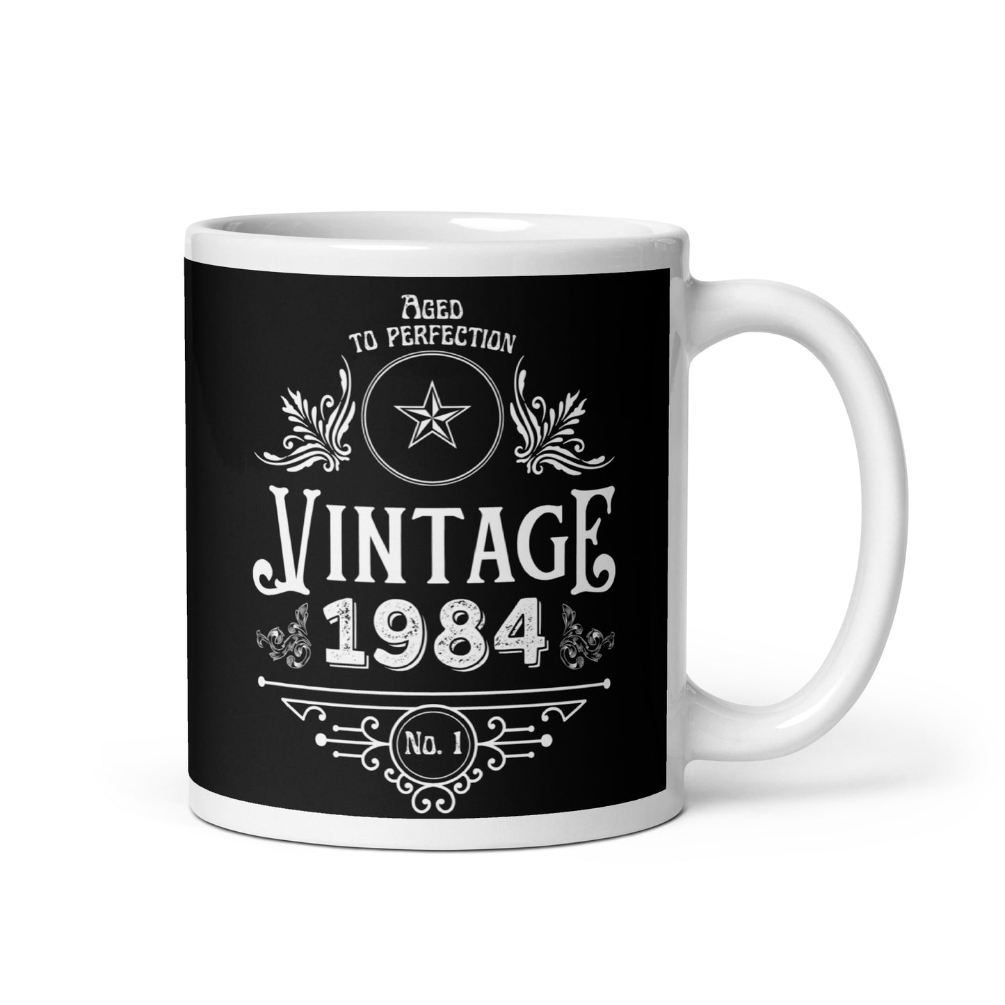 Vintage 1984 40th Birthday Mug | Eco Friendly Cup - Jessie's Art Shop