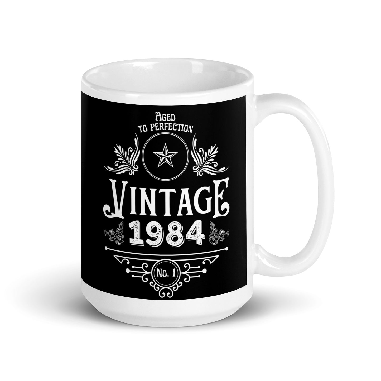 Vintage 1984 40th Birthday Mug | Eco Friendly Cup - Jessie's Art Shop