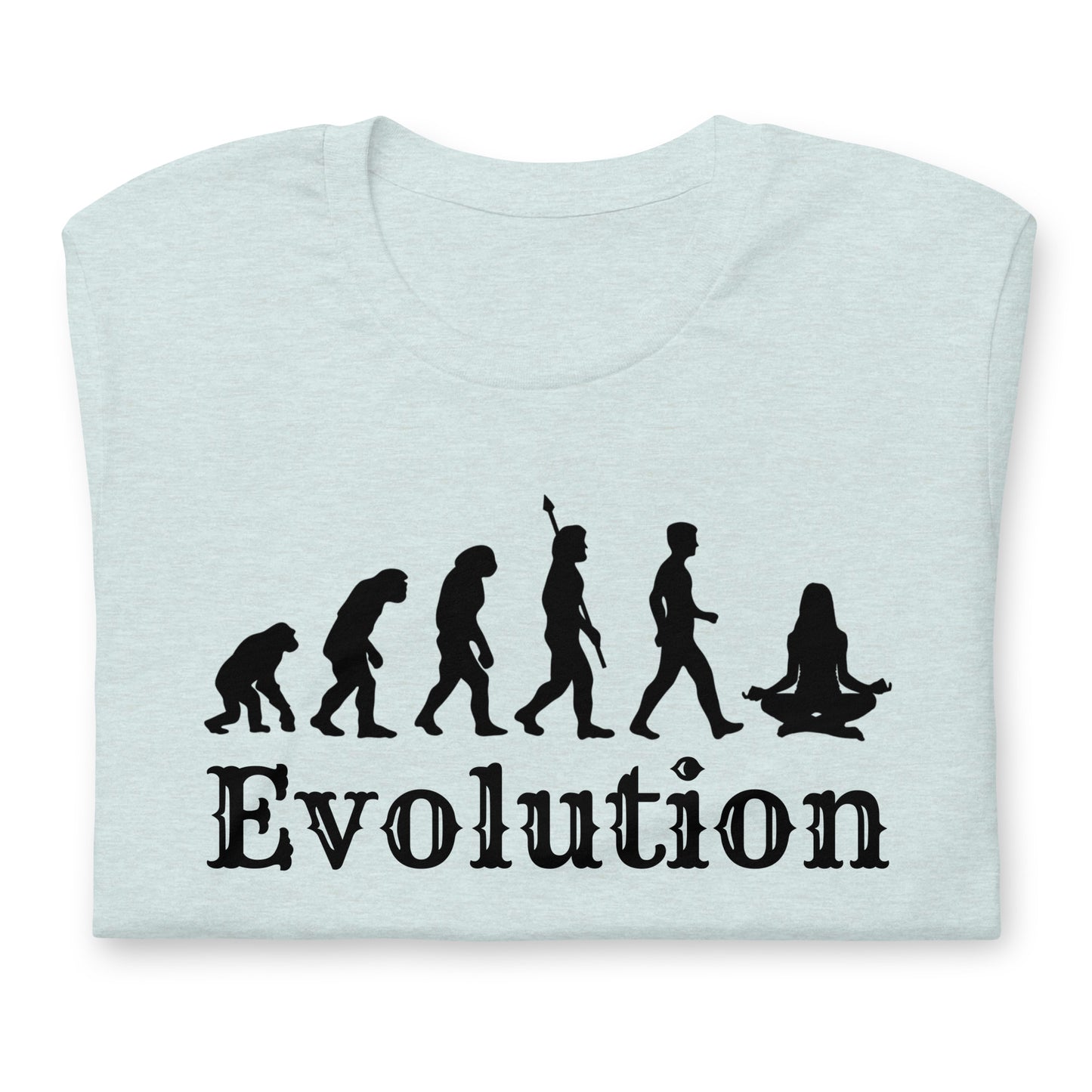 Yoga Evolution T-Shirt | Yogi Science Design | Premium Eco Tee - Jessie's Art Shop