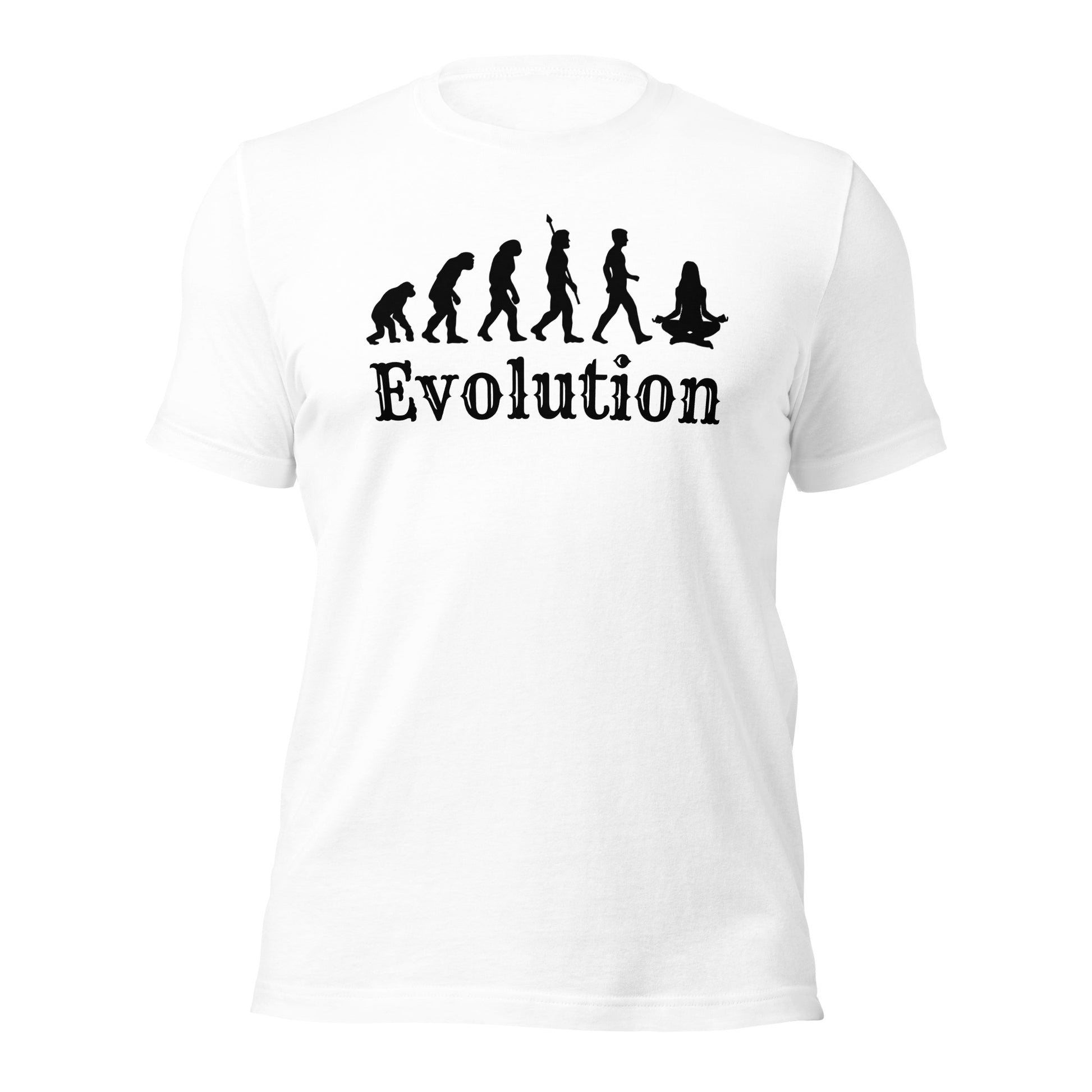 Yoga Evolution T-Shirt | Yogi Science Design | Premium Eco Tee - Jessie's Art Shop