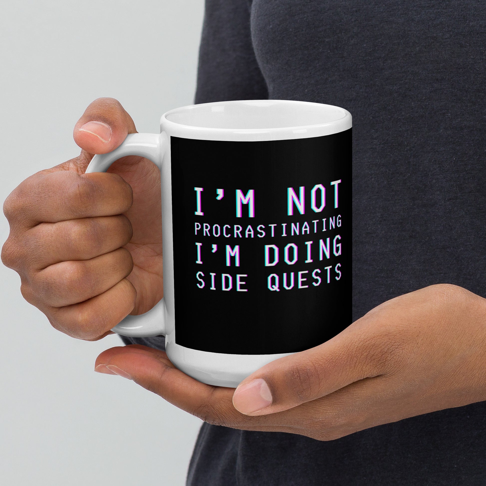 Gamer I’m doing side quests Mug | Wordart Design | Eco-Friendly Cup - Jessie's Art Shop