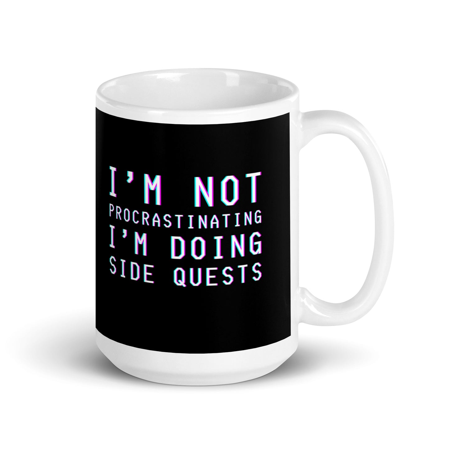 Gamer I’m doing side quests Mug | Wordart Design | Eco-Friendly Cup - Jessie's Art Shop