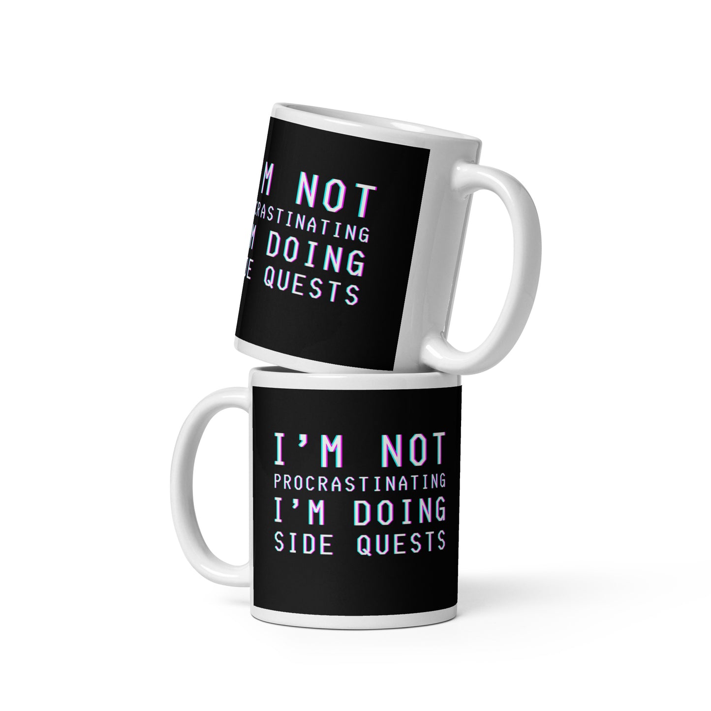 Gamer I’m doing side quests Mug | Wordart Design | Eco-Friendly Cup - Jessie's Art Shop