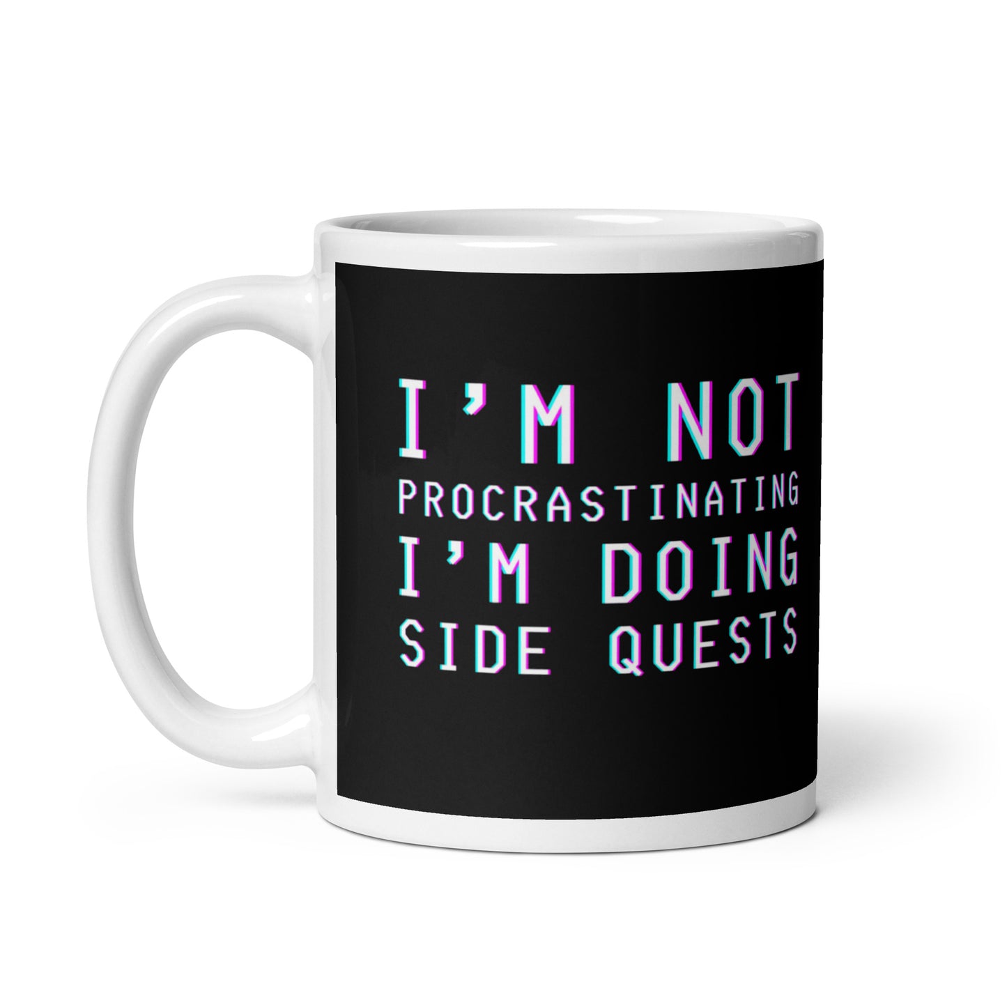 Gamer I’m doing side quests Mug | Wordart Design | Eco-Friendly Cup - Jessie's Art Shop