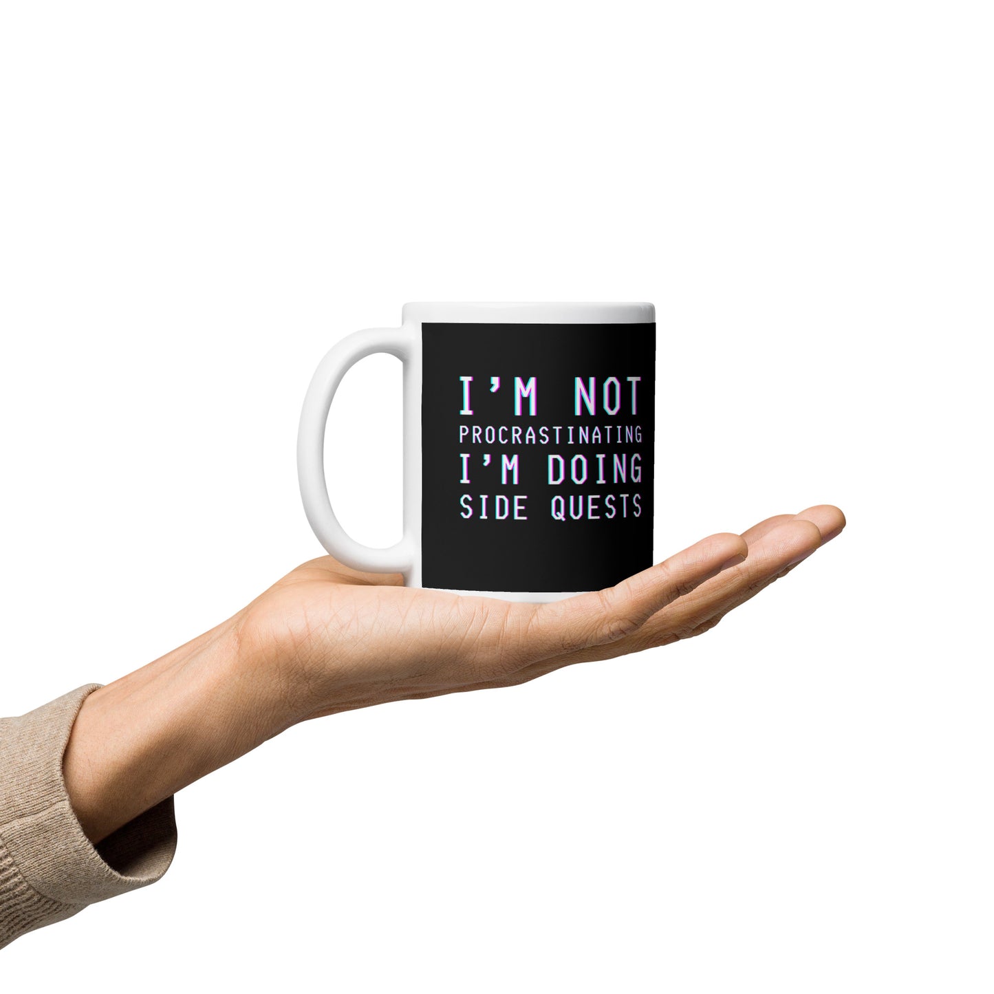 Gamer I’m doing side quests Mug | Wordart Design | Eco-Friendly Cup - Jessie's Art Shop