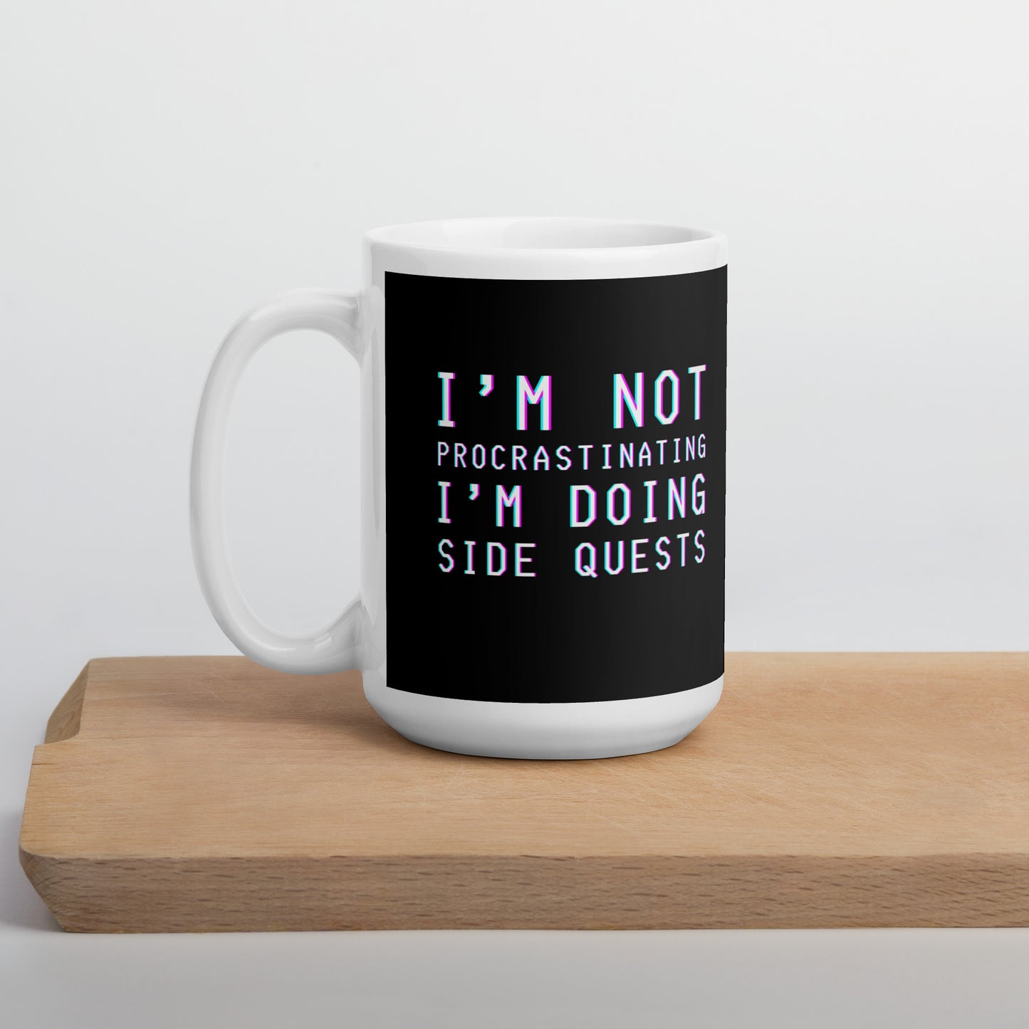 Gamer I’m doing side quests Mug | Wordart Design | Eco-Friendly Cup - Jessie's Art Shop