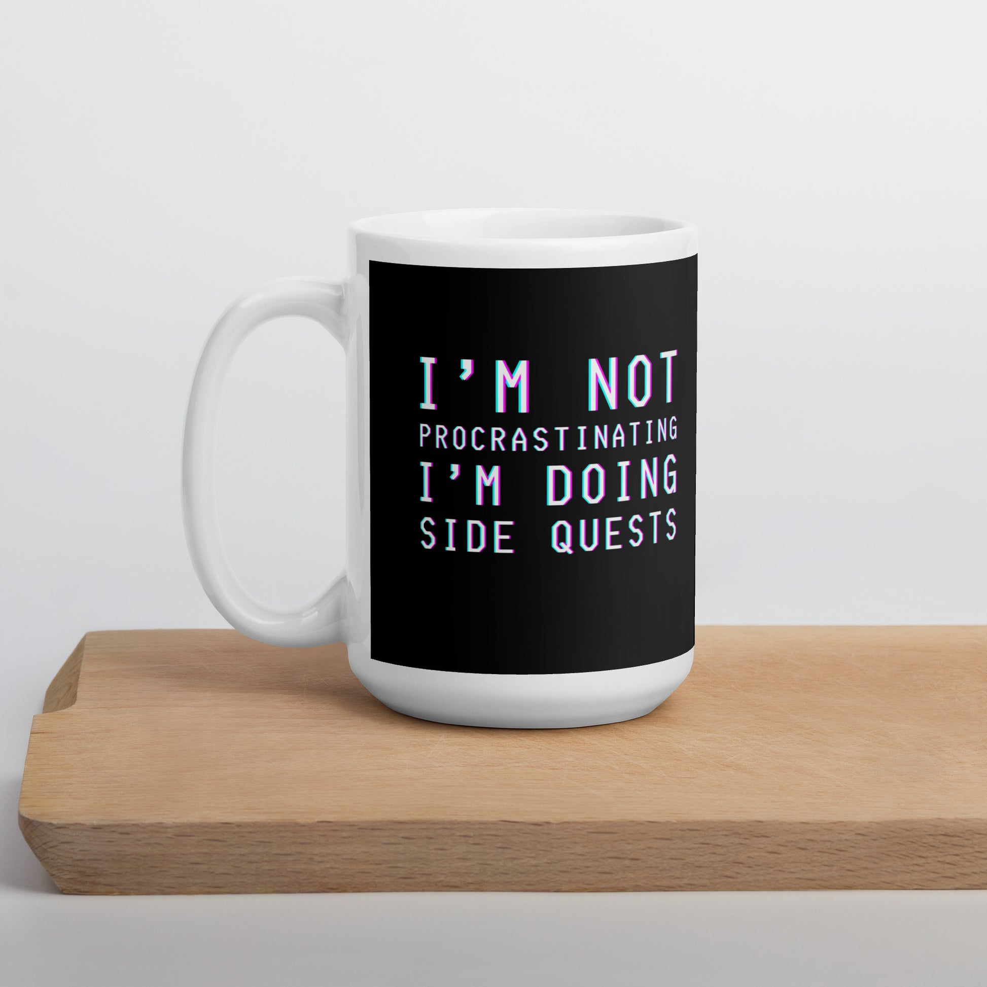 Gamer I’m doing side quests Mug | Wordart Design | Eco-Friendly Cup - Jessie's Art Shop