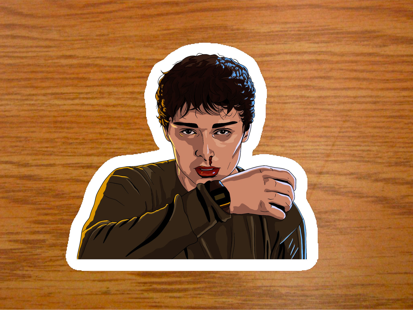 Will Byers sexy season 5 episode 4. Will with powers. Nosebleed. Stranger things. Hot. Sticker
