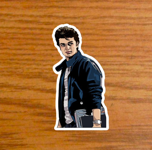 Steve Harrington Stranger Things the hair waterproof glossy sticker