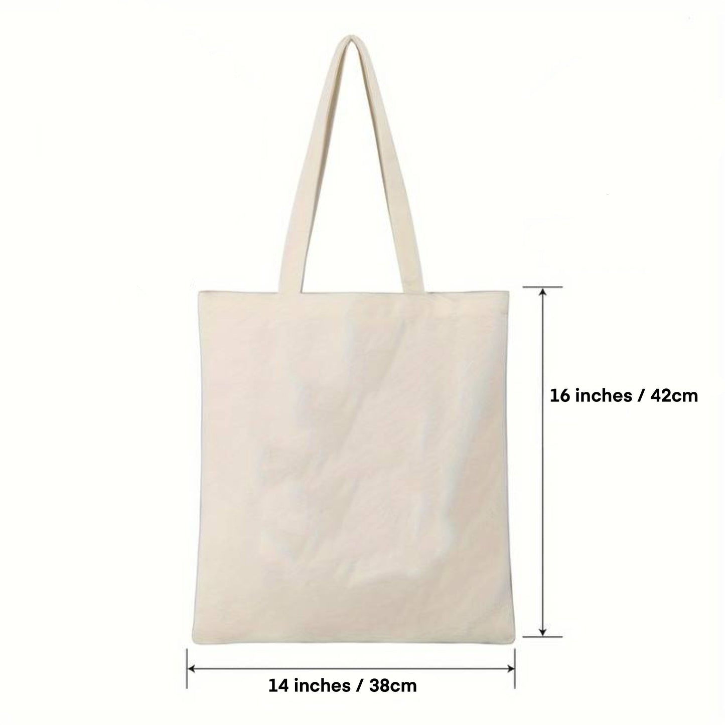Un deux trois cat tote bag | Eco friendly Canvas reusable shopping Bag