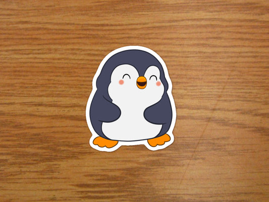 Penguin Kawaii sticker | premium high gloss cute sticker | eco-friendly vinyl