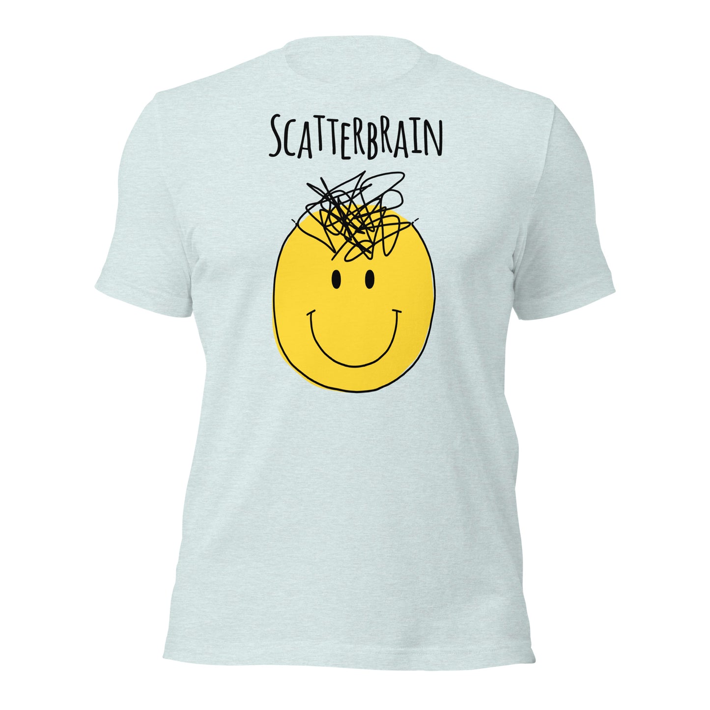 Scatterbrain smiley face T-shirt | premium quality eco-friendly tee