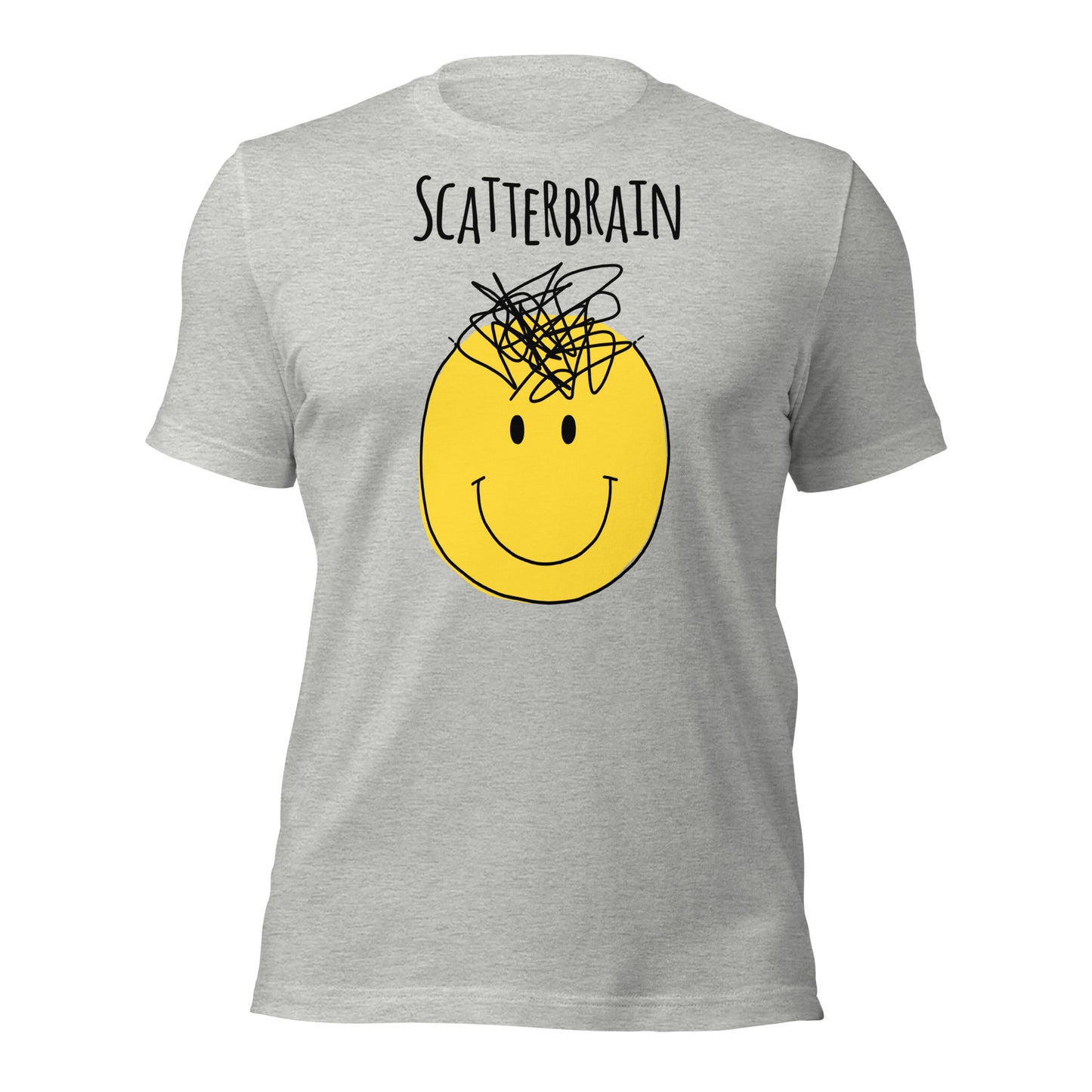 Scatterbrain smiley face T-shirt | premium quality eco-friendly tee