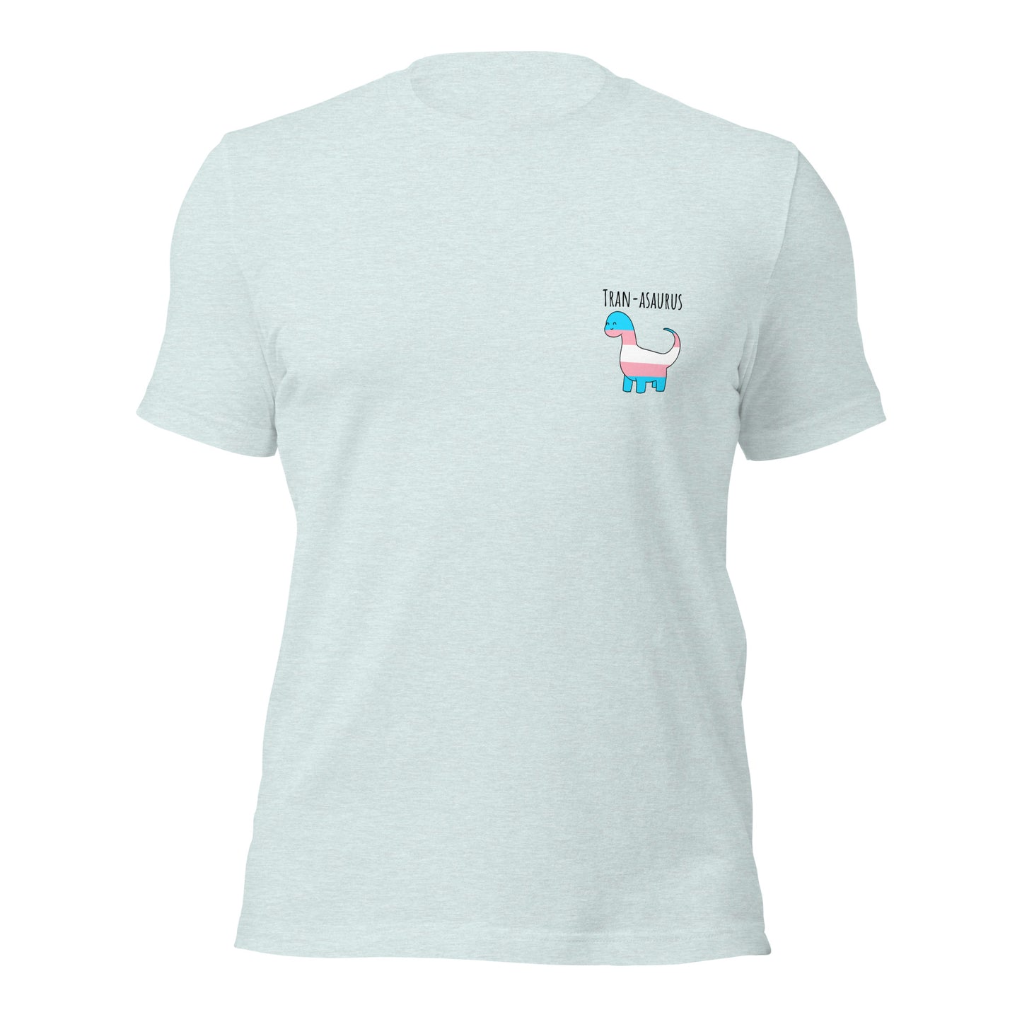 T-shirt Tran-asaurus | dinosaure de fierté trans | t-shirt écologique de qualité supérieure