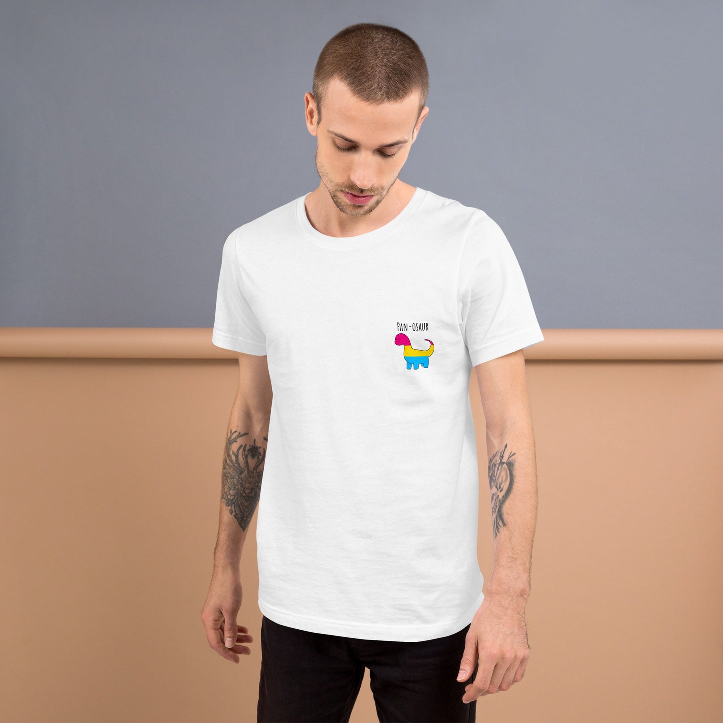 Pan-osaur T-shirt | Pan pride dinosaur | premium quality eco-friendly tee