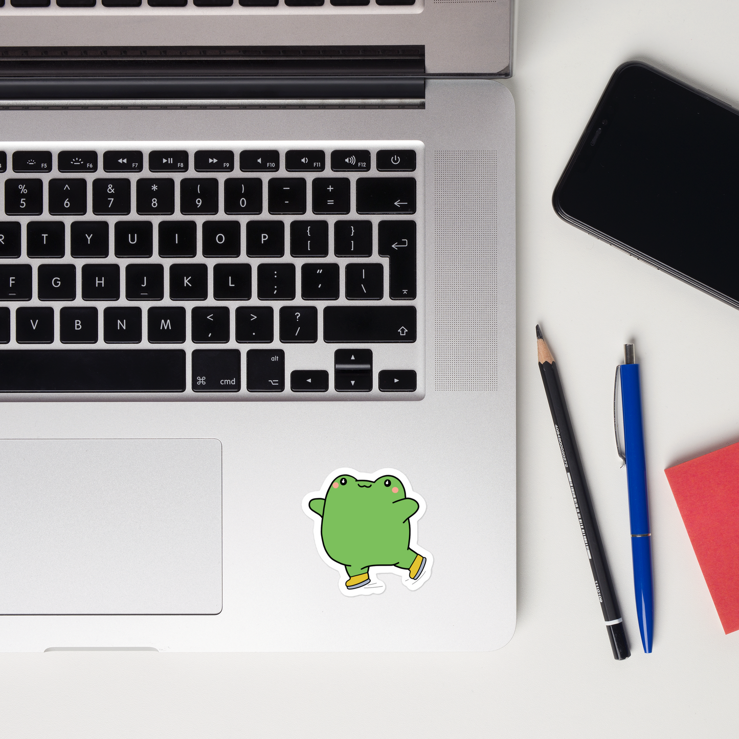 Cute kawaii froggy sticker set | pack of frog stickers | premium high gloss eco-friendly vinyl