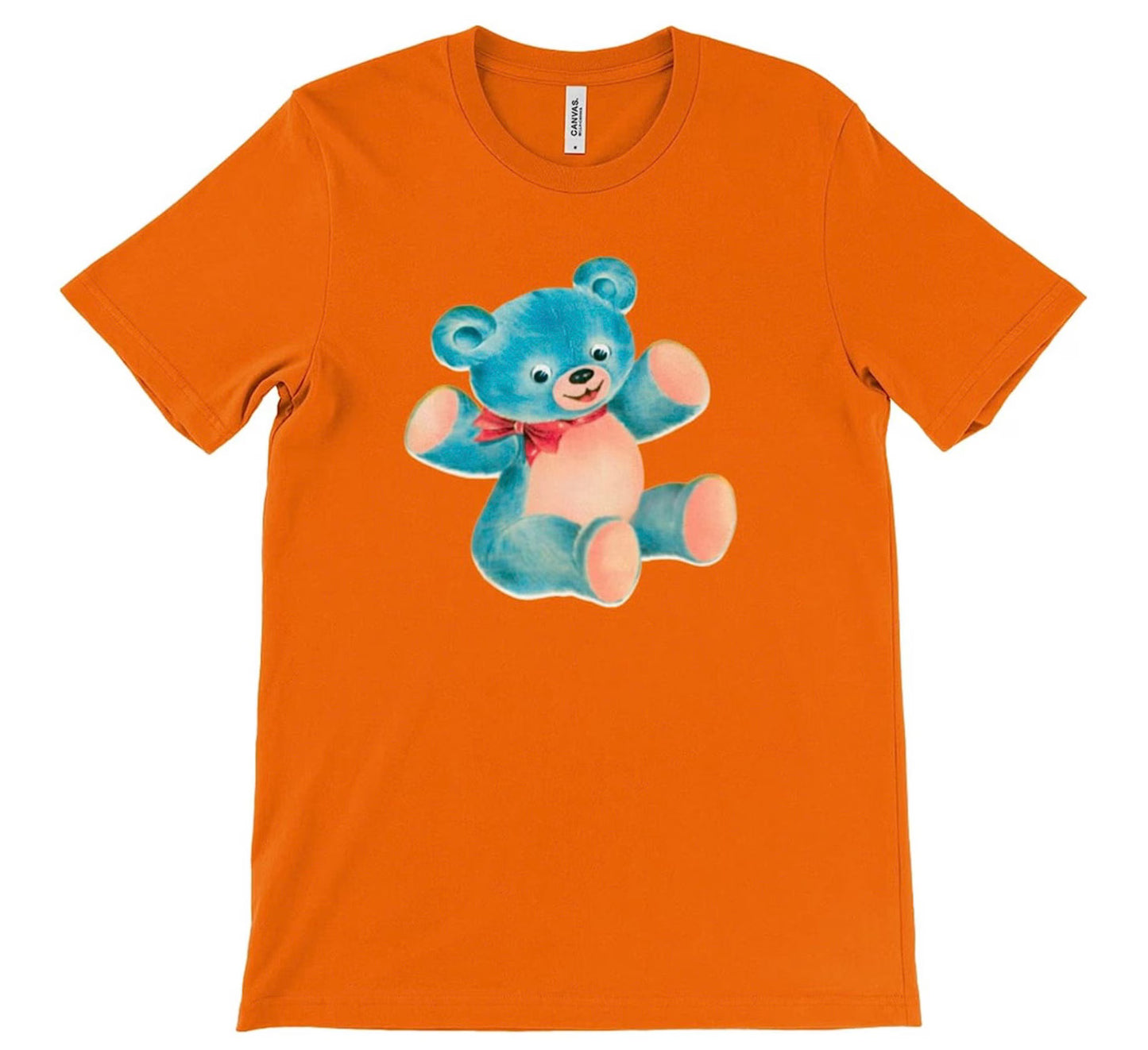 Villanelle’s orange teddy bear T-shirt | premium quality eco-friendly tee - Jessie's Art Shop