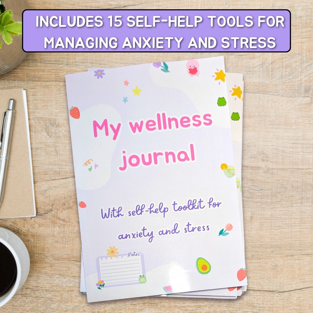 My Wellness Journal: With self-help toolkit for anxiety and stress