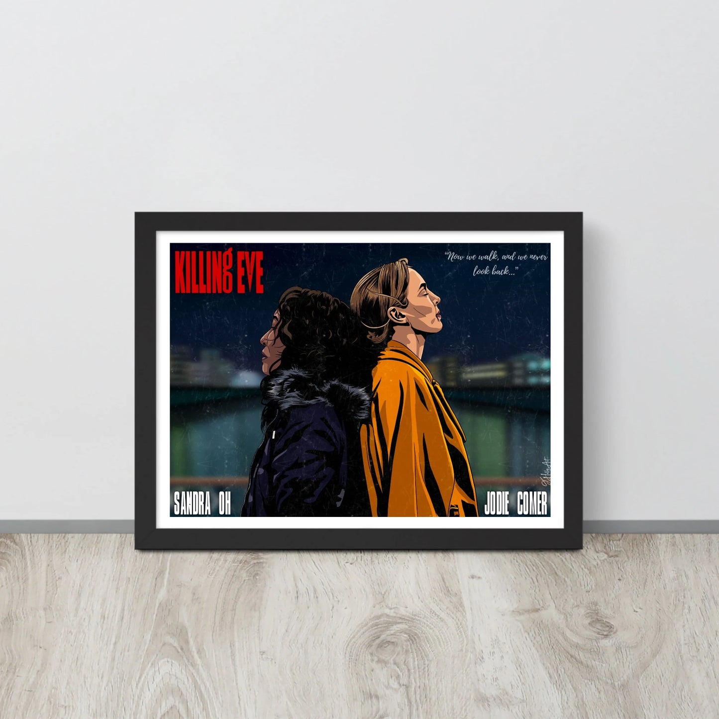 Killing Eve print | Season 3 finale | Villanelle and Eve art