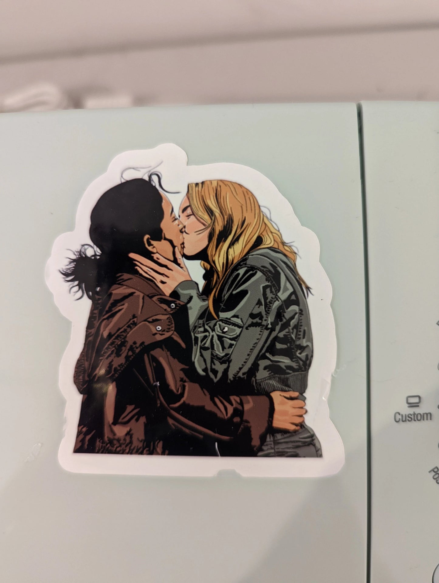 Villanelle and Eve waterproof glossy sticker | Killing Eve | Eco friendly & vegan