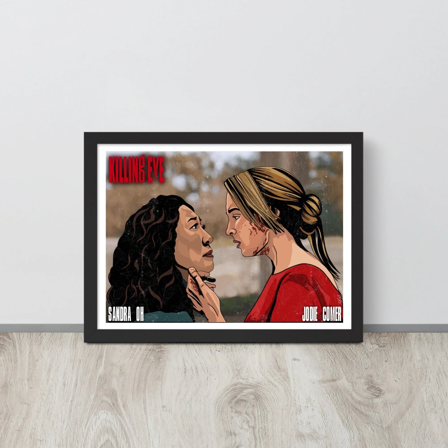 Killing Eve print | Season 2 finale | Villanelle and Eve art