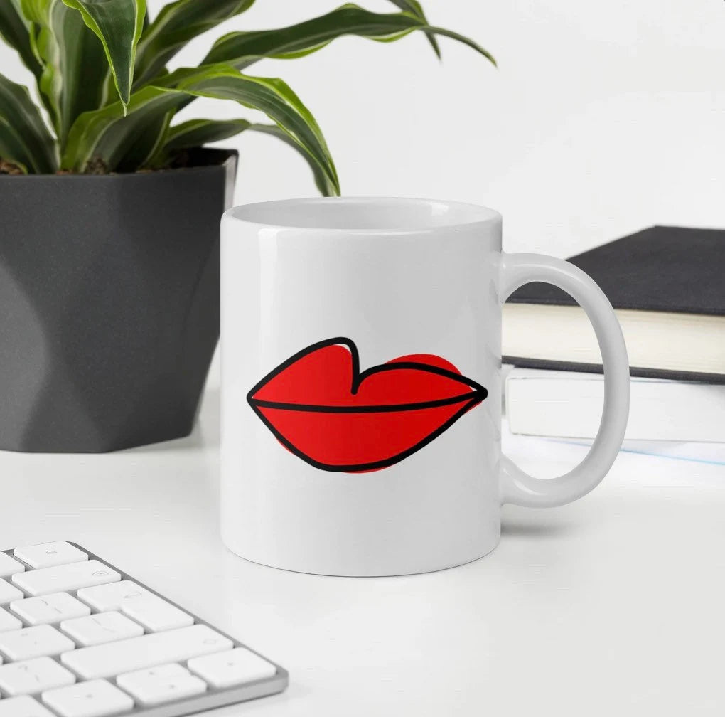 Taza de Killing Eve de 11 oz/15 oz | Doble cara Sorry Baby/Labios | Taza ecológica | Taza grande