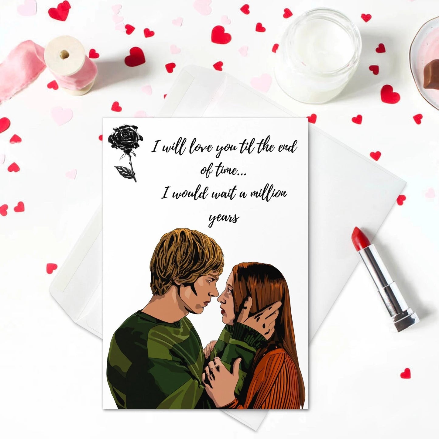 Tate & Violet American Horror Story Birthday Card - Jessie's Art Shop