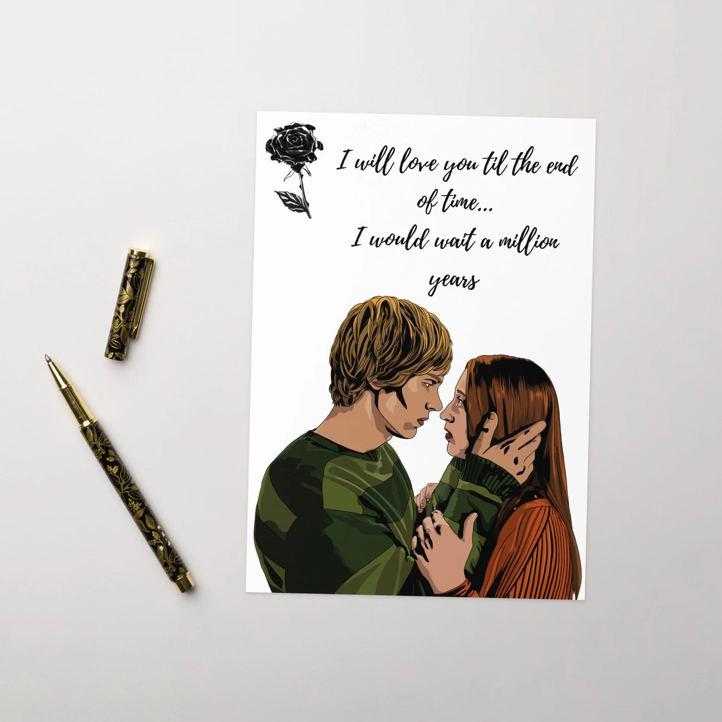 Tarjeta de feliz cumpleaños de Tate y Violet | American Horror Story | AHS