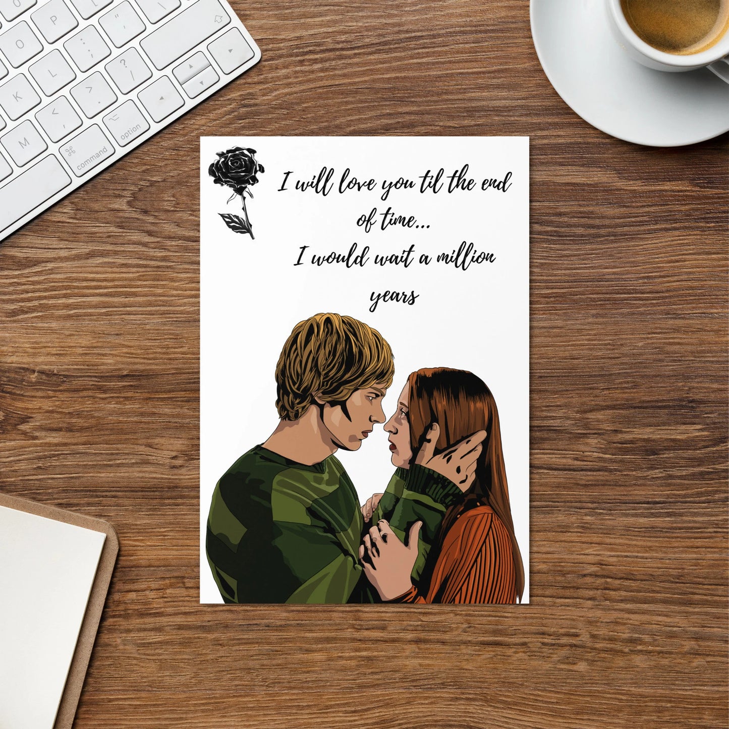 Tate & Violet American Horror Story Birthday Card - Jessie's Art Shop