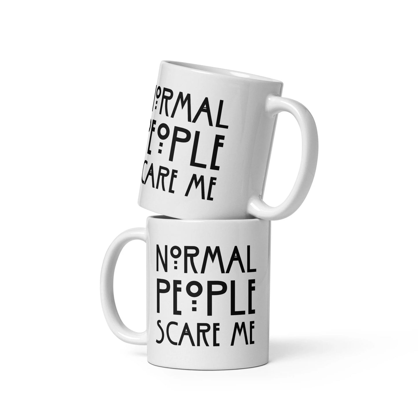 Normal people scare me AHS mug | double sided | Eco friendly cup | large coffee mug