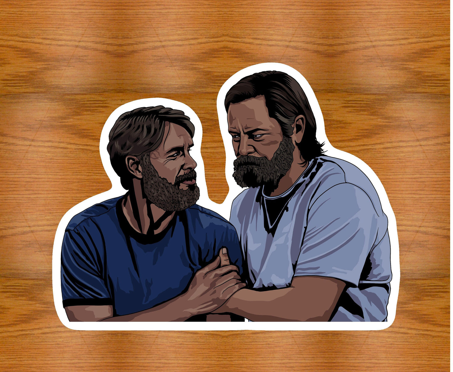 Bill and Frank waterproof glossy sticker | The Last Of Us | Eco friendly & vegan