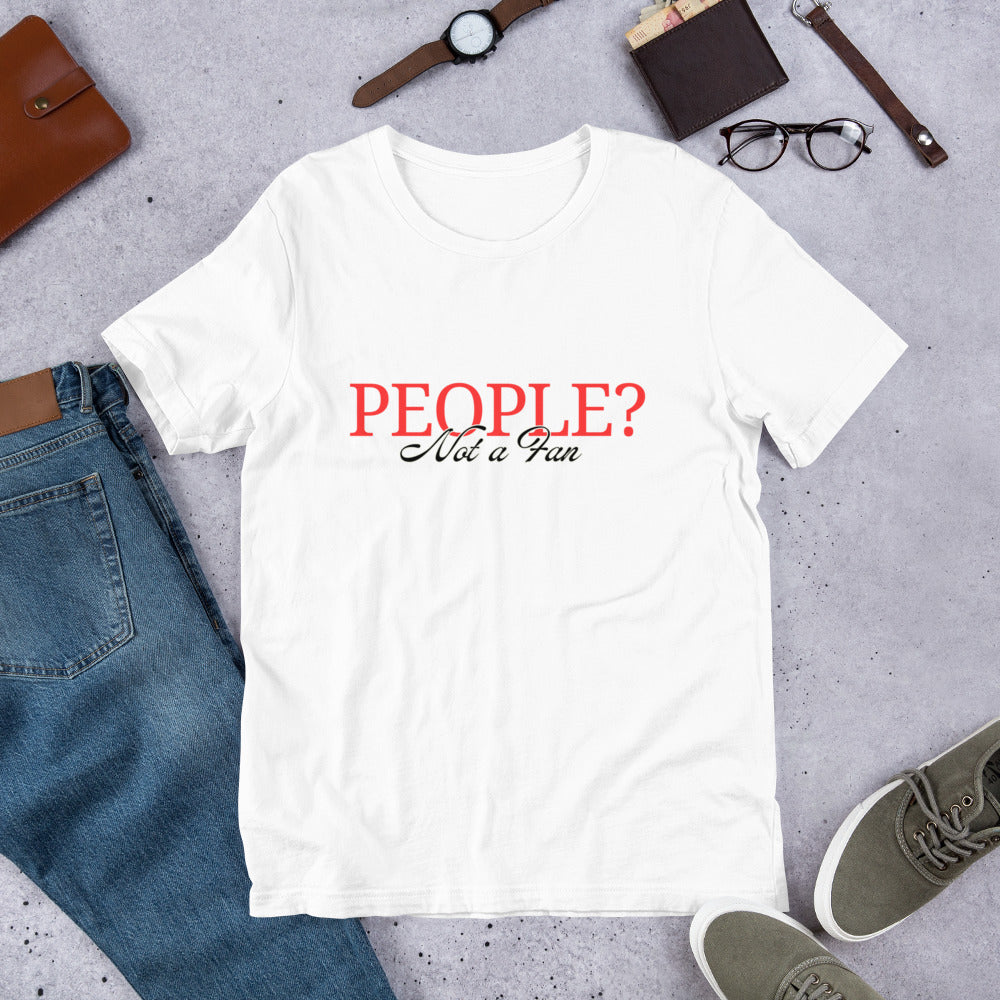 People? Not a Fan T-Shirt | Introvert Humour | Premium Eco Tee - Jessie's Art Shop