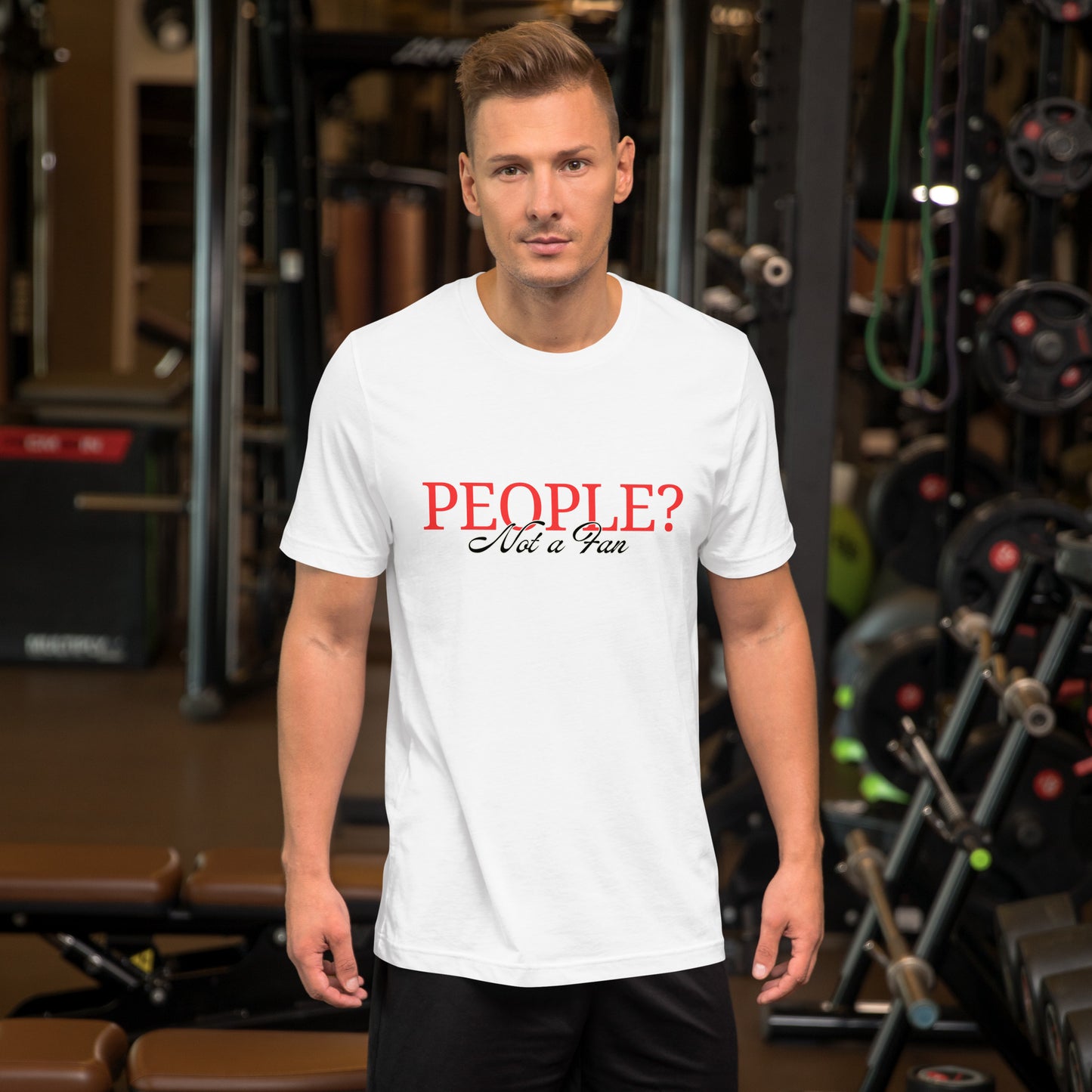 People? Not a fan T-shirt | premium quality eco-friendly tee | funny gift for introverts