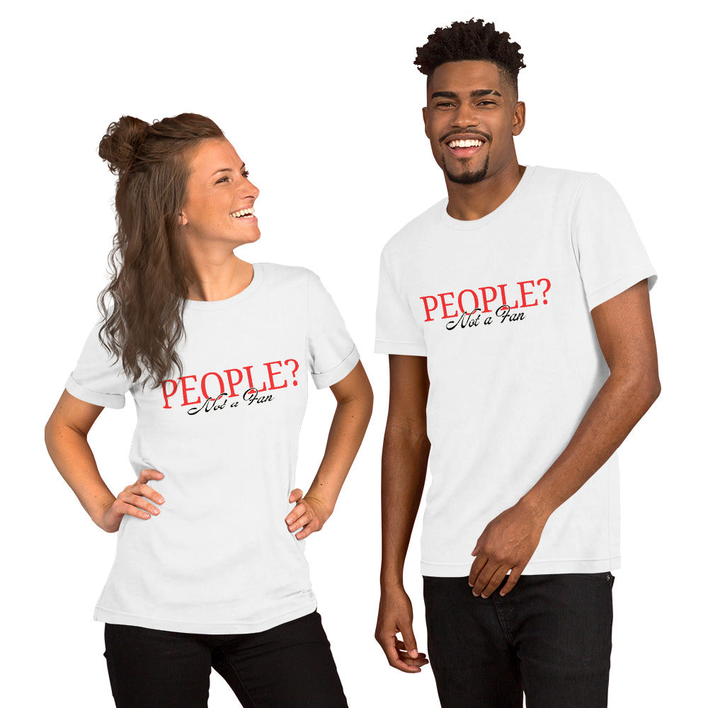 People? Not a Fan T-Shirt | Introvert Humour | Premium Eco Tee - Jessie's Art Shop