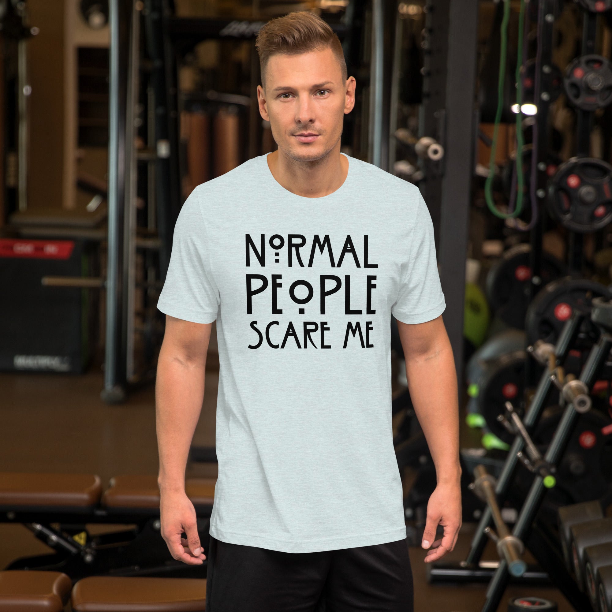 Settantallora T-Shirt Donna J786 'Normal People Scary Me' - Girocollo Cotone 100%