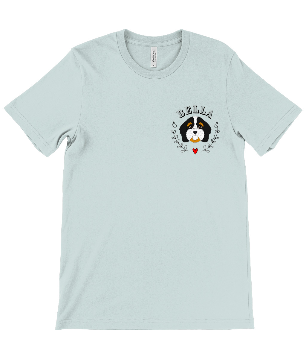 Personalised pet T-shirt | custom dog cat premium quality eco-friendly tee