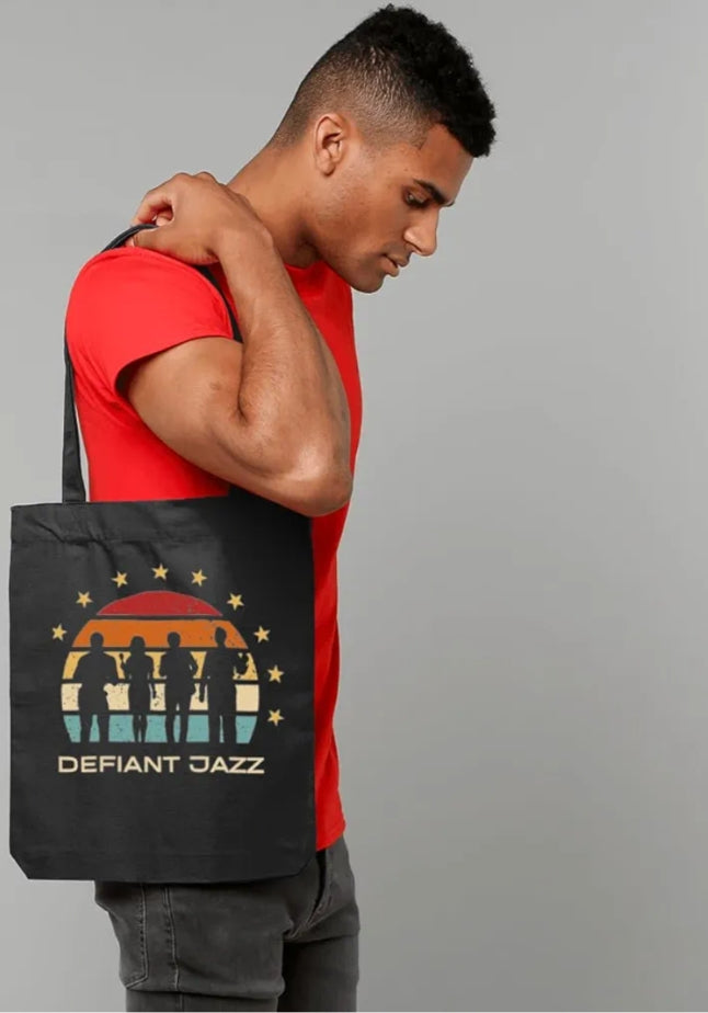 Defiant Jazz Severance tote bag | funny Helly R quote | eco friendly bag