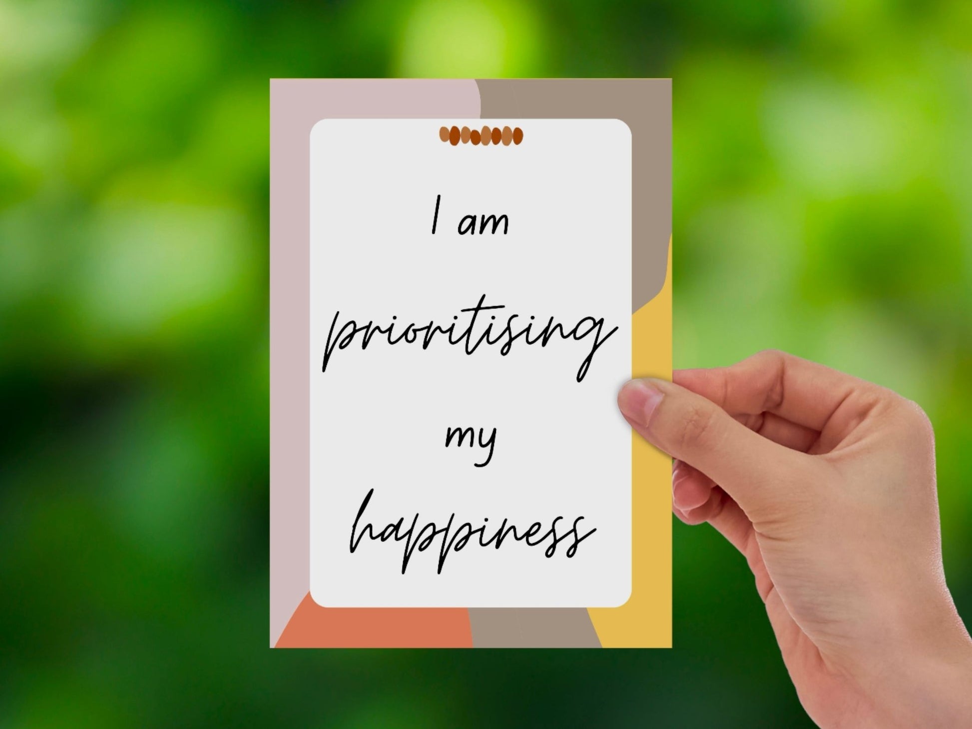 Boho Daily Affirmation Cards | Self Care Gift Set | Positive Mindset Cards - Jessie's Art Shop